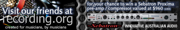 RECORDING ORG ROCKS! - Win a PROXIMA Pre Amp/Compressor This Christmas 2009 